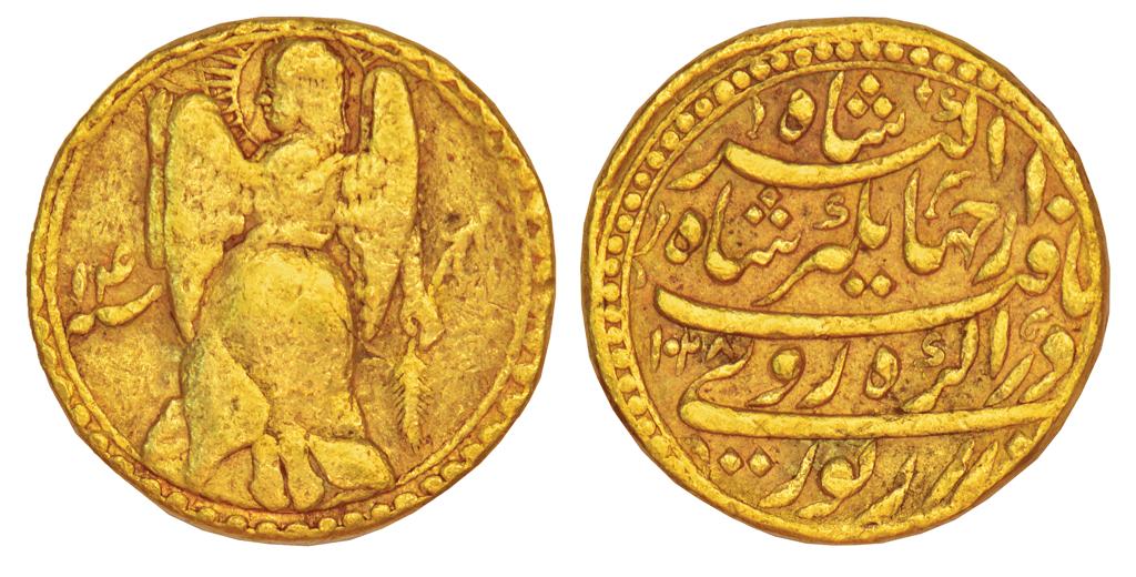 Jahangir, AV Mohur, Agra, AH 1028/14, Zodiac type, Virgo